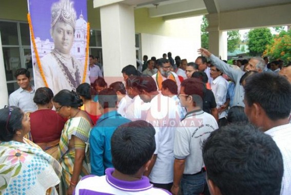 BJP observes Birth Anniversary of Maharaja Bir Bikram to beg tribal votes in 2018 Assembly election BJP observes Birth Anniversary of Maharaja Bir Bikram to beg tribal votes in 2018 Assembly election